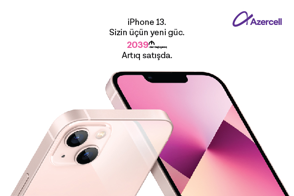 50 GB mobil internet hədiyyəli ən yeni model iPhone 13 smartfonları artıq Azercell Eksklüziv mağazalarında...