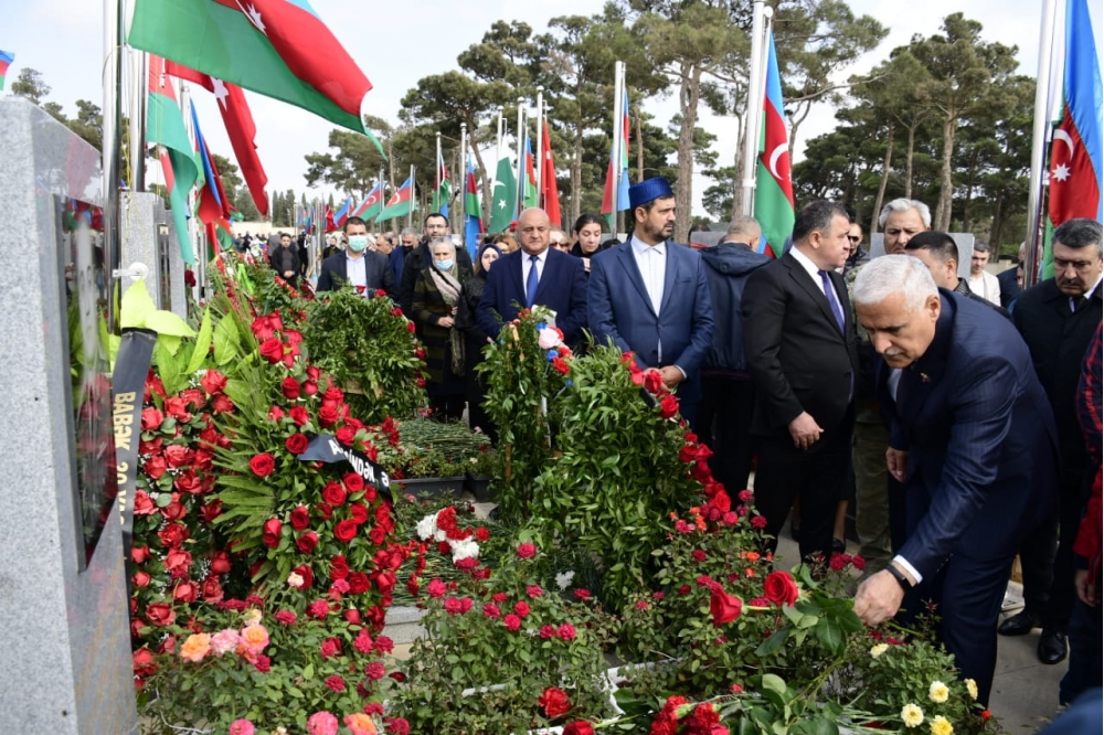 Şəhid Babək Ramaldanovun anım günü qeyd olundu - FOTOLAR