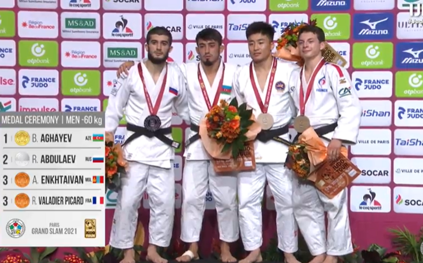 Böyük Dəbilqə: Balabəy Ağayev qızıl, Hidayət Heydərov bürünc medal qazanıb