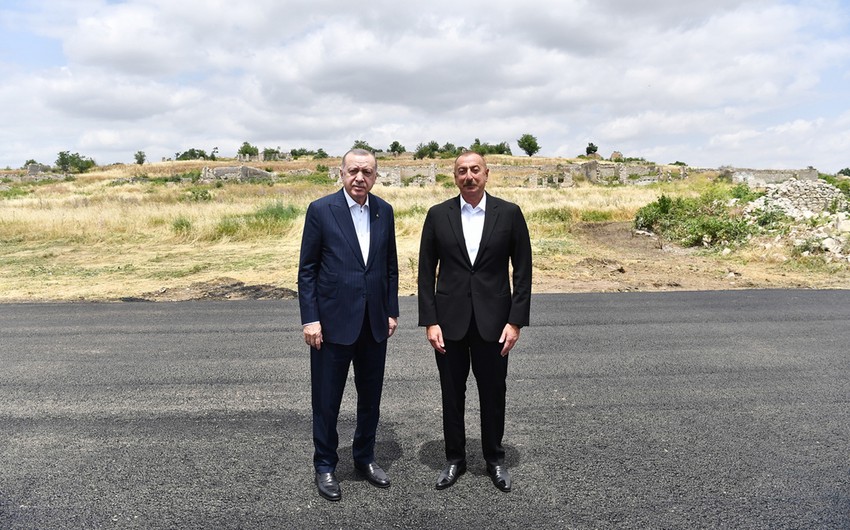 Füzuli Beynəlxalq Hava Limanı açılışa hazırlanır - Ərdoğanın iştirakı ilə