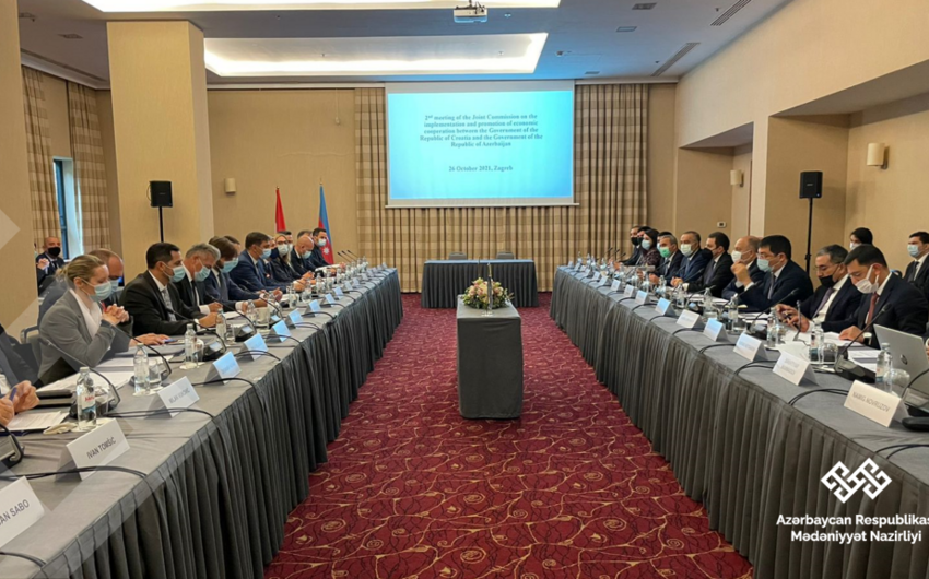 Azərbaycan və Xorvatiya&nbsp;Birgə Komissiya toplandı: nələr müzakirə edilib? - FOTO