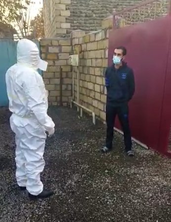 Lənkəranda ictimai yerdə aktiv koronavirus xəstəsi saxlanılıb