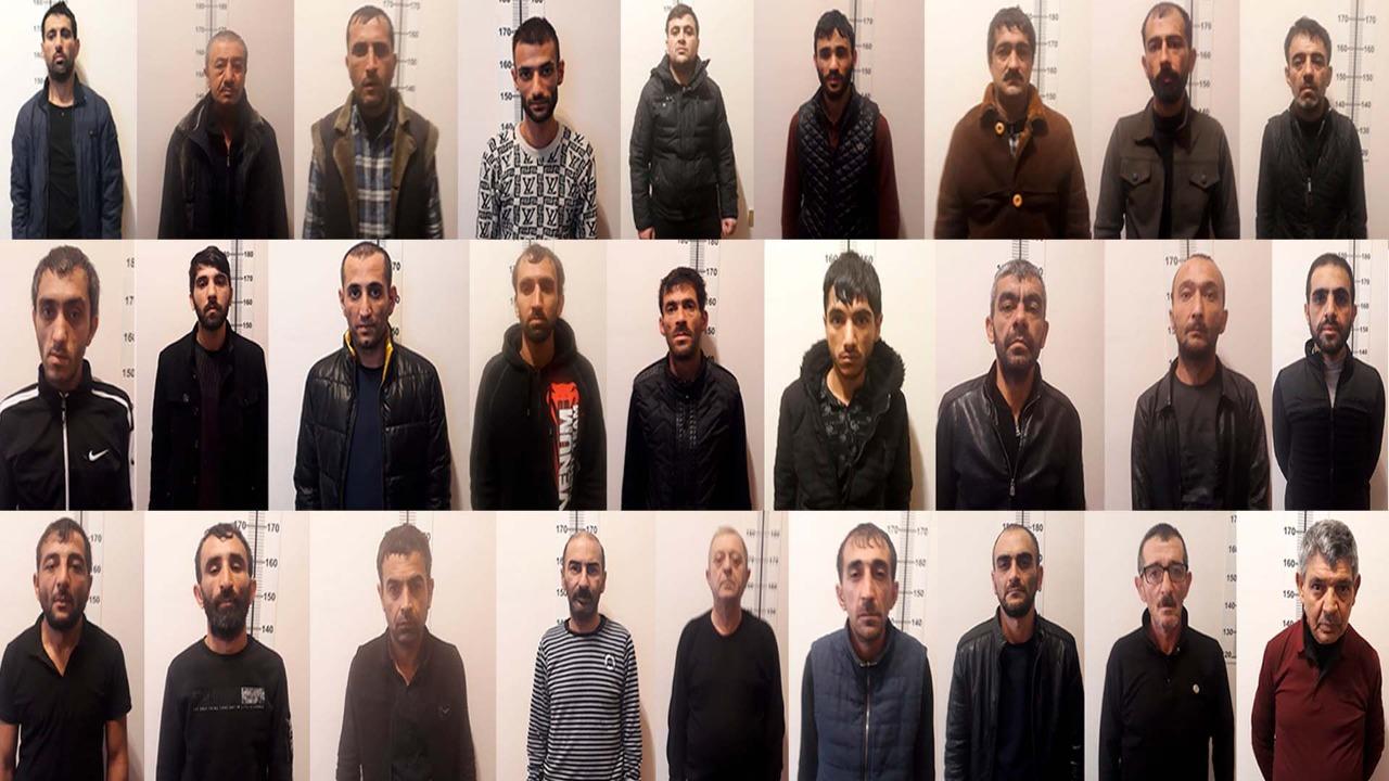 Bakıda polis əməliyyatı: bu şəxslər tutuldu - FOTO/VİDEO