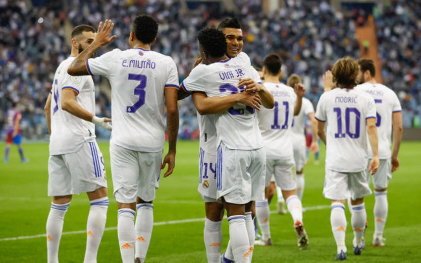 "Real Madrid" İspaniya Super Kubokunu qazandı