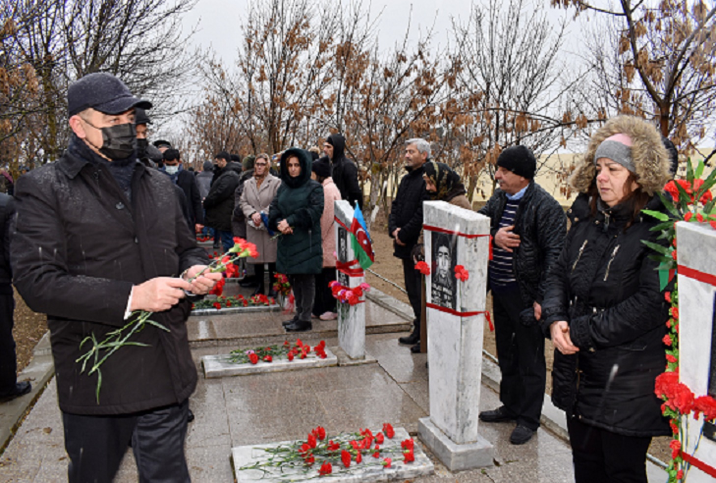Şirvanda 20 Yanvar faciəsinin 32-ci ildönümü qeyd edilib - FOTOLAR