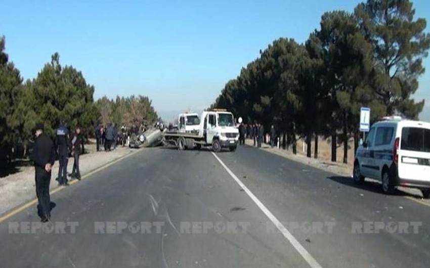Goranboyda ağır&nbsp; qəza: iki bacı öldü, 5 yaralı var