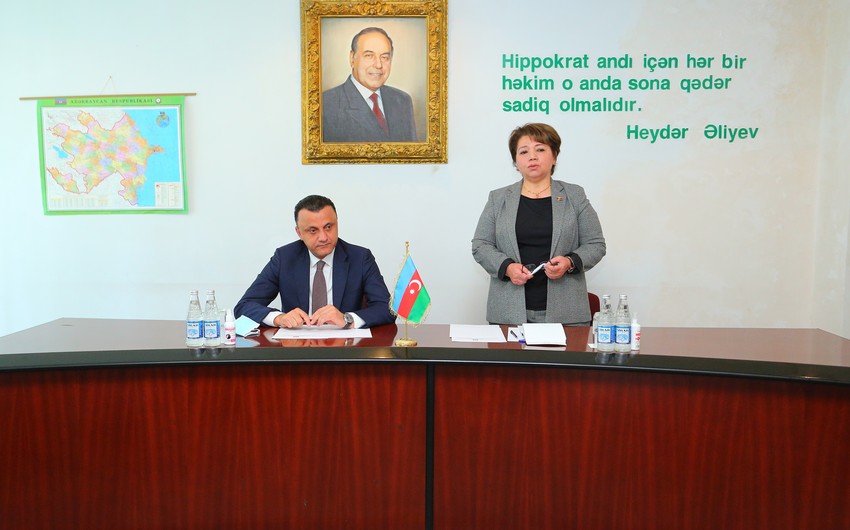 İnstituta yeni rəhbər təyin olunub - TƏBİB rəhbəri&nbsp;İradə Axundovanı kollektivə təqdim edib