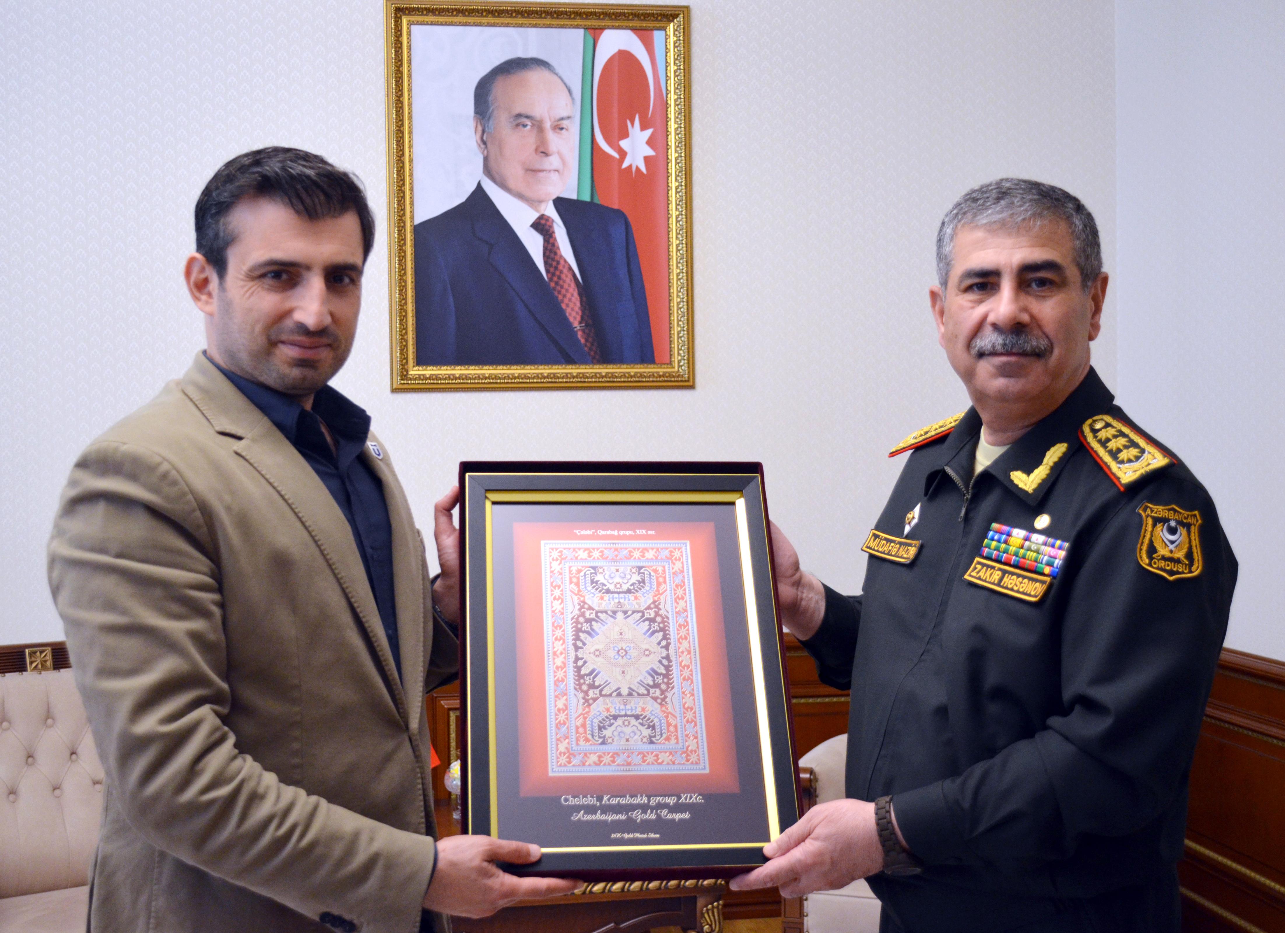 Zakir Həsənov Səlcuq Bayraqdarla bir arada - FOTOLAR