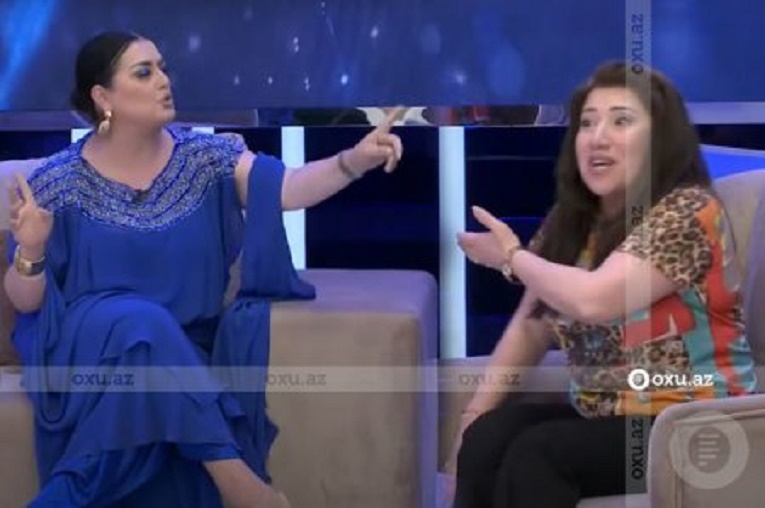 Elza Seyidcahanla jurnalist arasında efirdə gərginlik: "Şantaja görə heç nəyimi satmaram&rdquo; - VİDEO