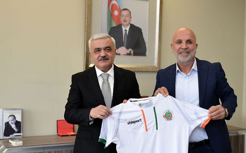 AFFA&nbsp;prezidenti Hasan Çavuşoğlu ilə görüşüb - FOTO