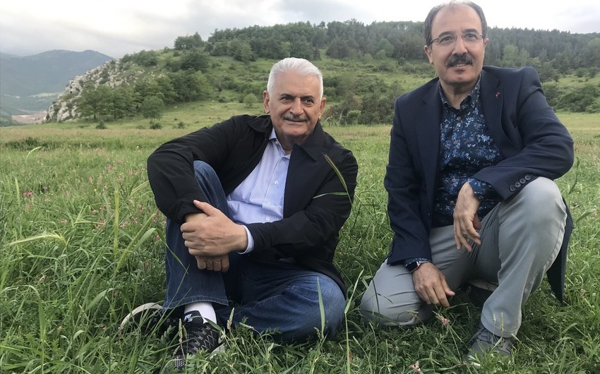 Binəli Yıldırım Şuşada - FOTO