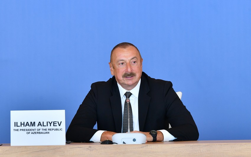 İlham Əliyev Qlobal Bakı Forumunda: "Ölkəmizin təhlükəsizliyi ilə bağlı məsələlər üzərində çalışıram&rdquo; (YENİLƏNİB)