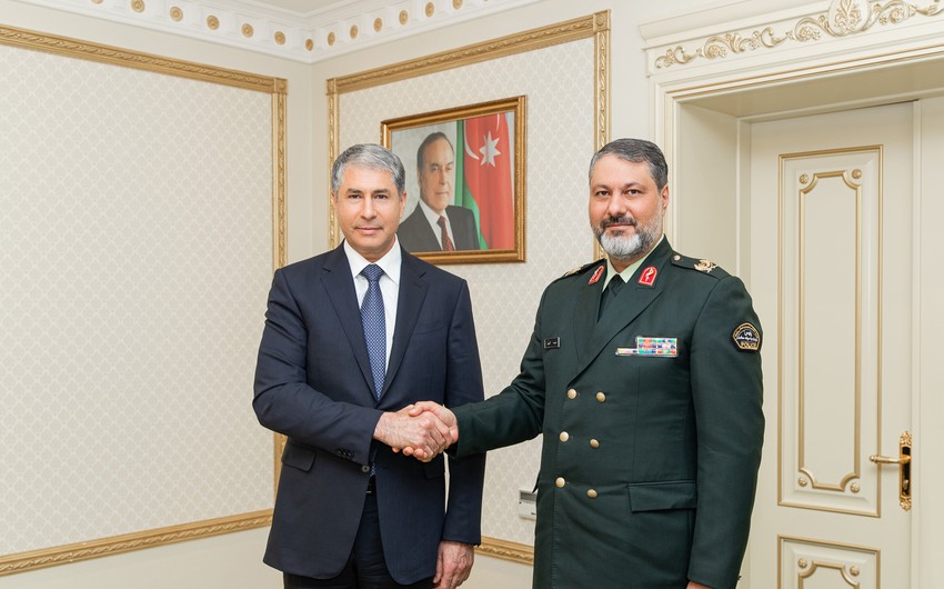 Vilayət Eyvazov&nbsp;İranın briqada generalı ilə görüşüb - Nələr müzakirə olunub? (FOTOLAR)