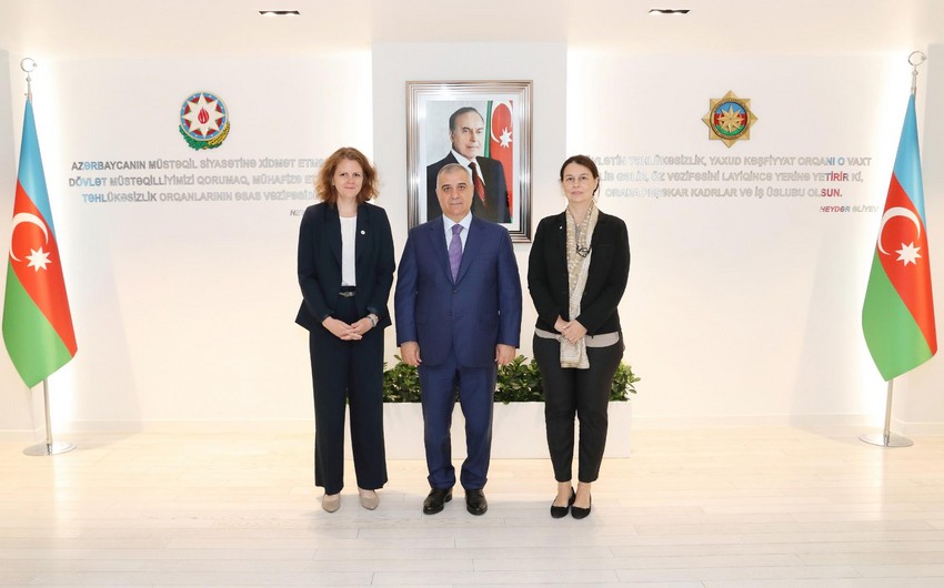 DTX rəisi Beynəlxalq Qızıl Xaç Komitəsinin Azərbaycandakı Nümayəndəliyinin rəhbəri ilə görüşdü - Nələr müzakirə edilib?
