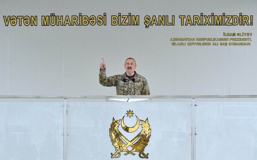 Prezident Kəlbəcərdə komando hərbi hissədə: "Biz müharibə istəmirik, amma..."&nbsp;- "Biz indi bütün sərhəd boyunca yerləşmişik" - FOTOLAR