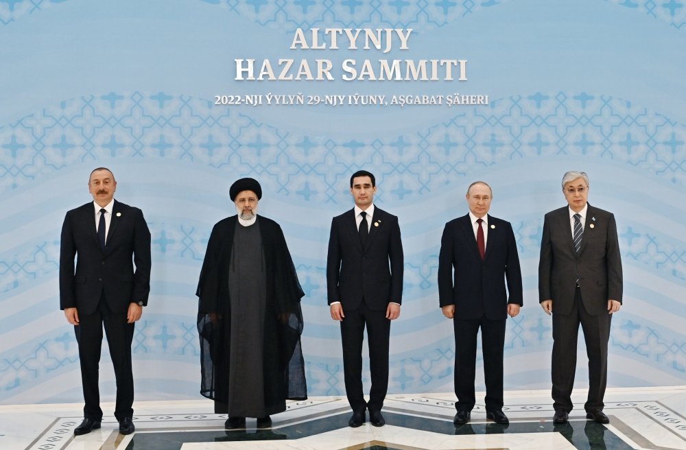 İlham Əliyev Xəzəryanı Dövlətlərin Dövlət Başçılarının toplantısında: "Xəzərin dayazlaşması&nbsp;narahatlıq doğurur" - ÇIXIŞIN TAM MƏTNİ