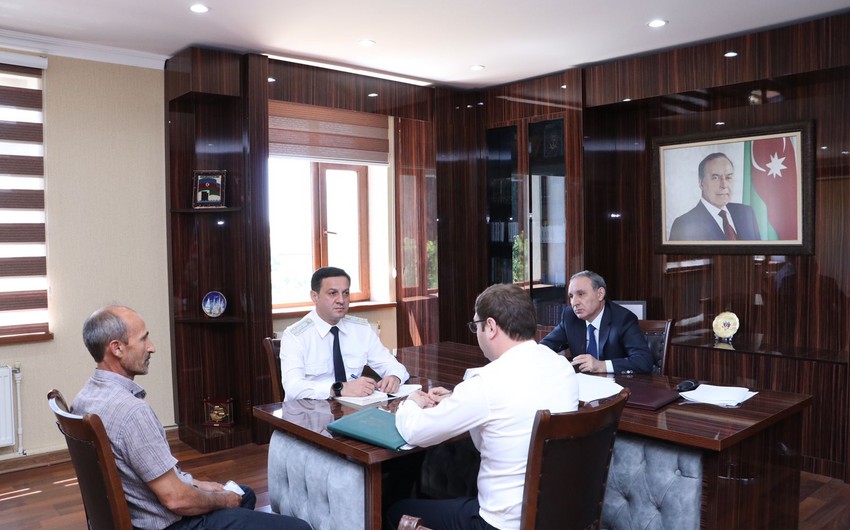 Kamran Əliyev&nbsp;İmişli, Saatlı, Sabirabad və Cəbrayıl rayonlarından olan vətəndaşları qəbul edib, tapşırıqlar verib - FOTO