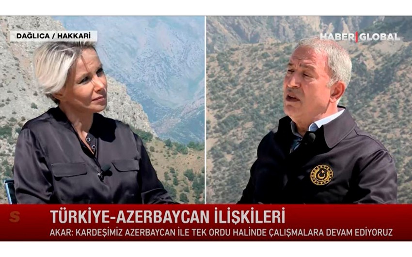 Hulusi Akar: &ldquo;Türkiyə Azərbaycanla bir ordu halında fəaliyyət göstərir&rdquo;