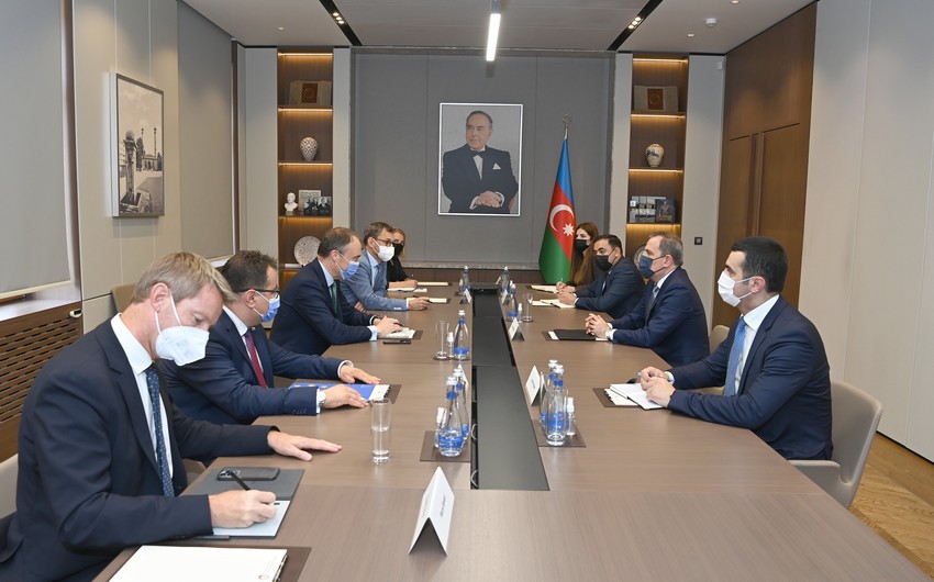 Xarici işlər naziri&nbsp;Avropa İttifaqının xüsusi nümayəndəsi ilə müzakirə aparıb - FOTO