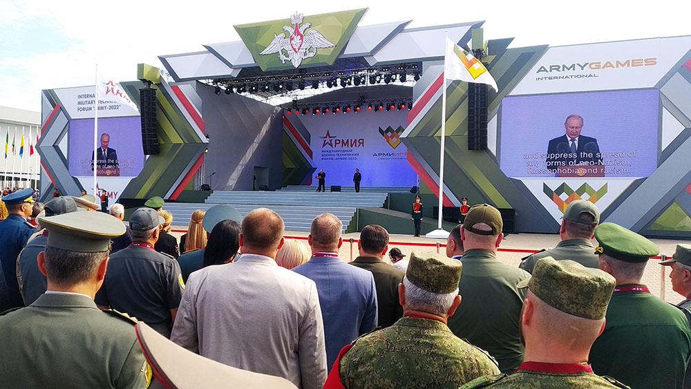 Putin &ldquo;Beynəlxalq Ordu Oyunları-2022&rdquo; yarışlarının açılış mərasiminə&nbsp;qatılıb - FOTO