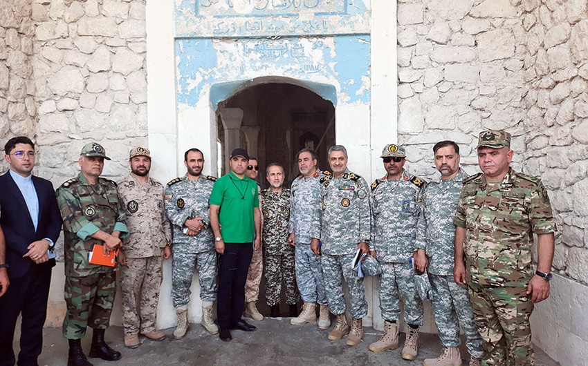 İran hərbi nümayəndə heyəti Ağdama gedib - FOTO
