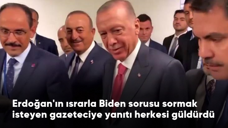 ƏRDOĞAN BAYDENLƏ GÖRÜŞ SUALINA BELƏ CAVAB VERDİ: "Niyə, nə üçün? O, Baydendirsə, mən də Ərdoğanam"