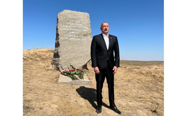 Prezident və Mehriban Əliyeva&nbsp;Füzulidə: "Qoymayacağıq ki, bir daha düşmən başını qaldırsın"- FOTOLAR (YENİLƏNİB))