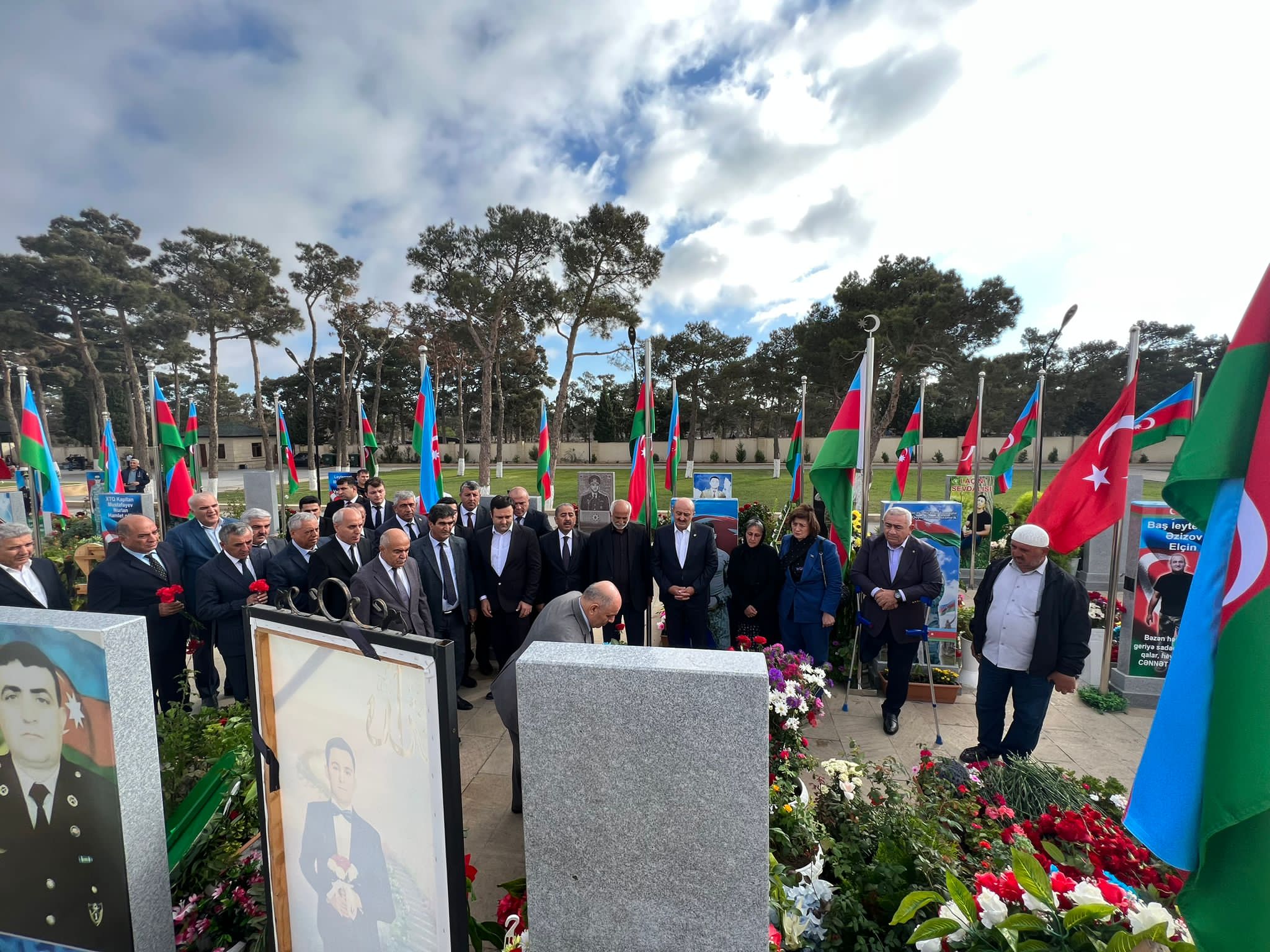 Şəhid Həmidağa Hüseynzadənin&nbsp;xatirəsi yad olunub - FOTOLAR