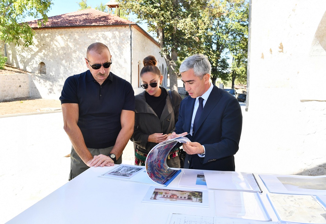 Prezident və xanımı Şuşada - FOTOLAR (Yenilənib)