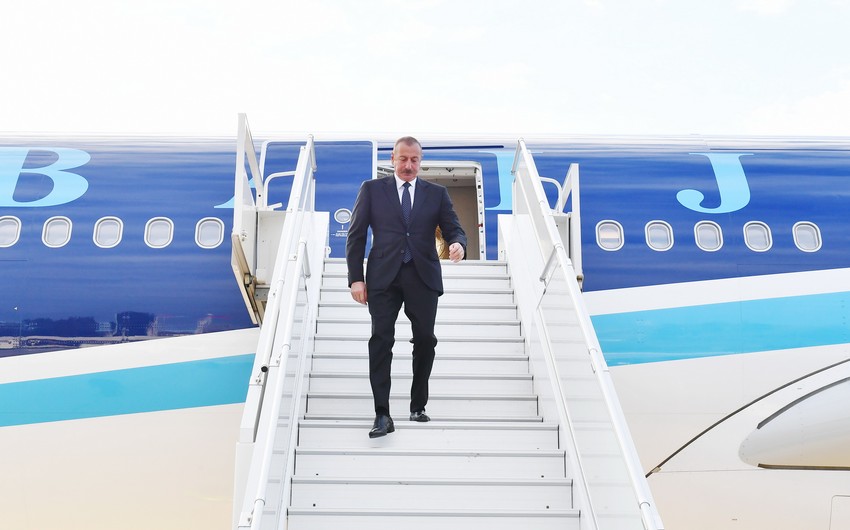 Prezident İlham Əliyevin Rusiyaya işgüzar səfəri başa çatıb (Yenilənib)