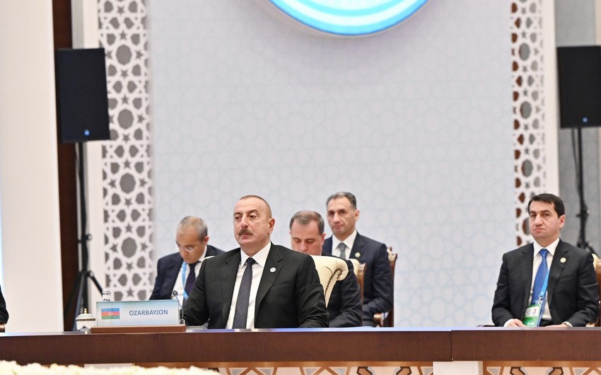 Prezident TDT-nin Zirvə toplantısında: &ldquo;Mən sizi Qarabağa və Şərqi Zəngəzura dəvət edirəm" - "Əfsuslar olsun ki, 40 milyon azərbaycanlının..." (YENİLƏNİB)