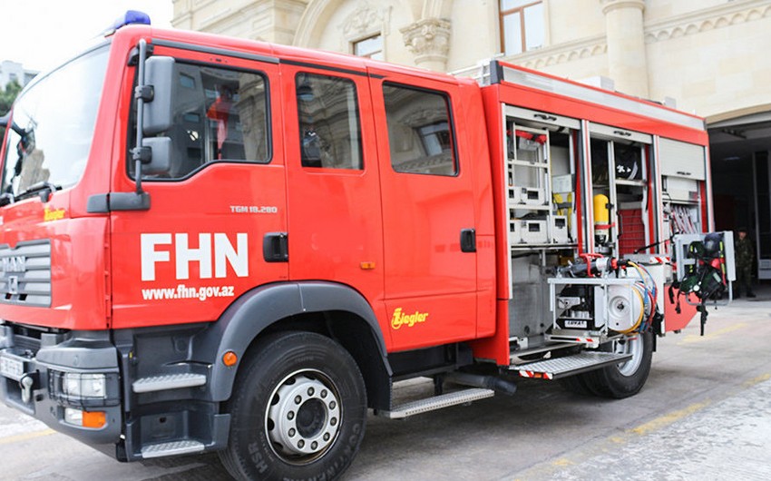 İşğaldan azad olunan ərazilərdə yanğın olub, iki helikopter cəlb olunub