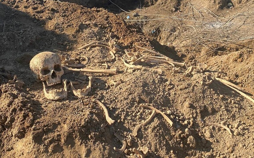 Ağdamda 30 il əvvəl öldürülərək basdırıldığı ehtimal olunan insan sümükləri aşkarlanıb (Yenilənib)