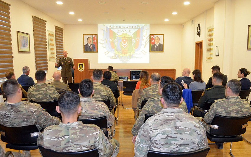 NATO-nun nümayəndə heyəti Hərbi Dəniz Qüvvələrində olub