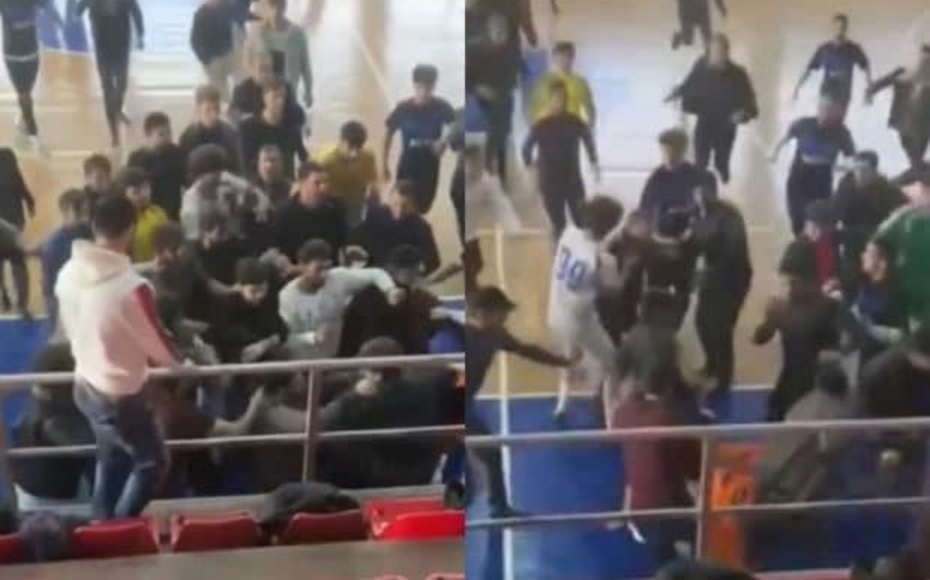 Gəncədə tələbələr arasında kütləvi dava olub