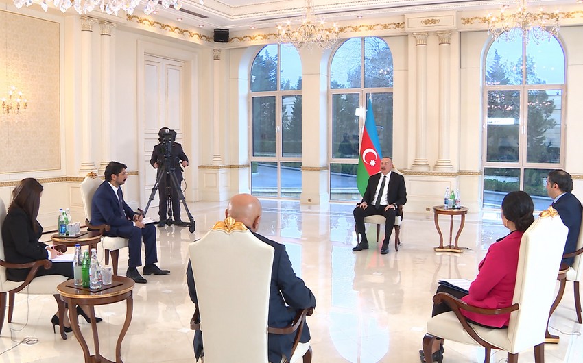 "Bu, bizi qane edir? Əlbəttə ki, yox..." - PrezidentİN TV-lərə&nbsp;müsahibəsinin TAM MƏTNİ&nbsp;(FOTOLAR)