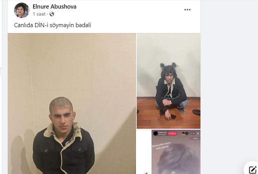 DİN gəncin saçının polis orqanlarında qırxılmadığını deyir: "Fakt araşdırılır" (Yenilənib)