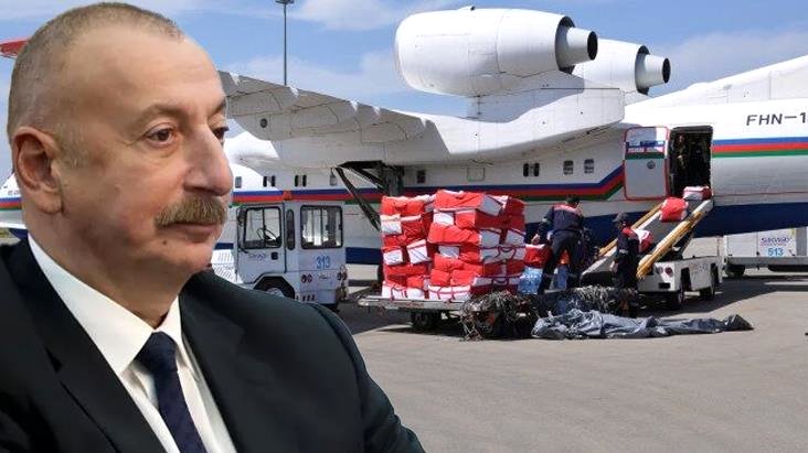 İLHAM ƏLİYEV TÜRKİYƏYƏ DAHA İKİ TƏYYARƏ YARDIM VƏ SƏHRA XƏSTƏXANASI GÖNDƏRDİ (Yenilənib)