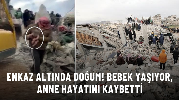 Ana dağıntı altında uşaq doğdu və... - Suriyada dəhşətli zəlzələdə ölənlərin sayı artır