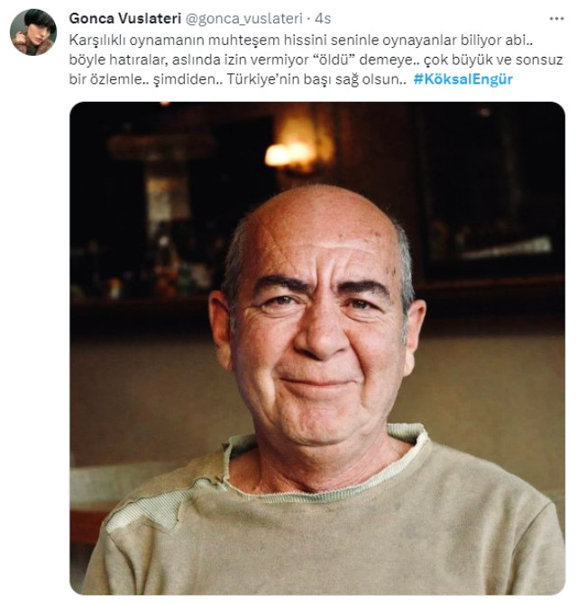 Ustad aktyor&nbsp;vəfat edib: "Ölkəm üçün çox dəyərli sənətkar..."