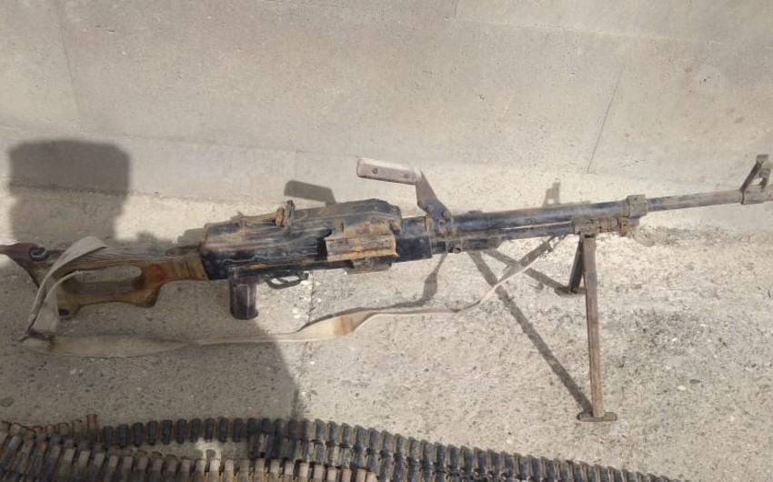 Xocavənddə ermənilərin atıb qaçdığı silah-sursat tapılıb - FOTO