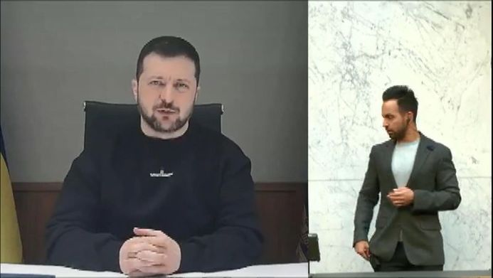 Zelenskinin Avstriya parlamentindəki çıxışı gərgilik yaratdı: müxaliflər zalı tərk etdi, iqtidar deputatları onlara "agent" damğası vurdu - FOTO