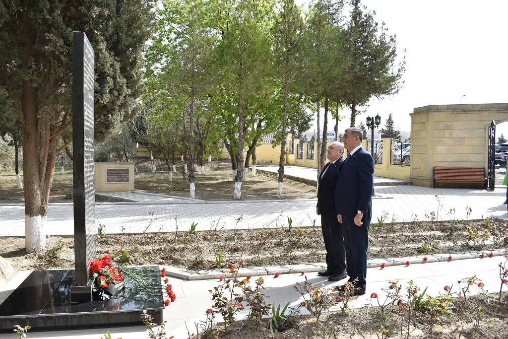 Şirvanda şəhid ailələri ilə görüş keçirilib