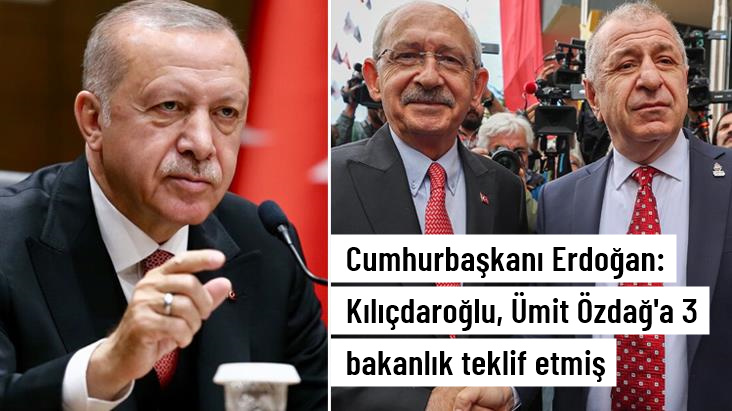 "Özdağ bizdən nazir postu istədi, "yox" dedik" - Ərdoğan