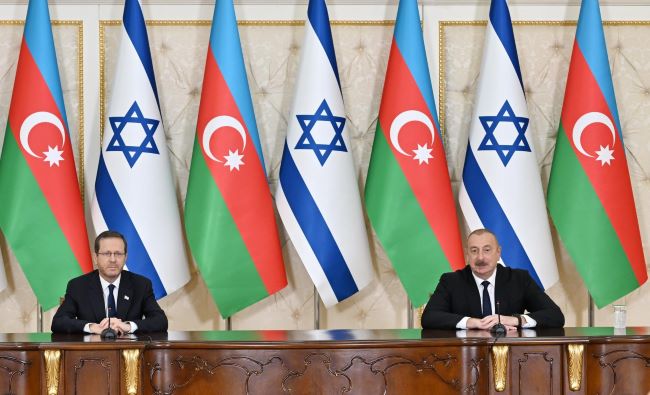 İlham Əliyevlə İsrail prezidenti Bakıda görüşdü: birgə bəyanat verildi, yeni sənədlər imzalandı (FOTOLAR/Yenilənib)