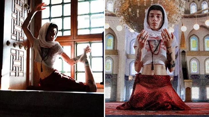 Türkiyədə məsciddə qalmaqallı fotoları çəkən rejissor üzr istədi, şəkilləri sildi: "Kaş belə olmasaydı..." - FOTOLAR