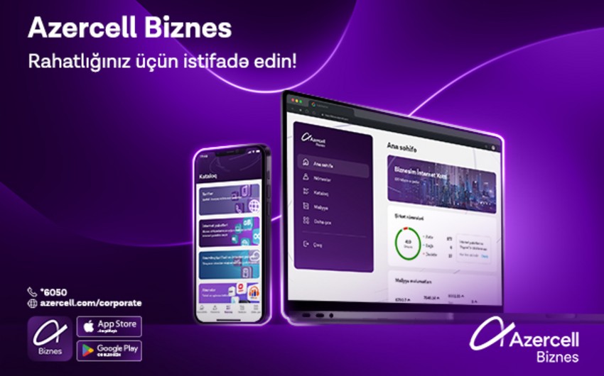&ldquo;Azercell Biznes&rdquo; tətbiqi artıq &ldquo;AppStore&rdquo; və &ldquo;Google Play&rdquo;də!