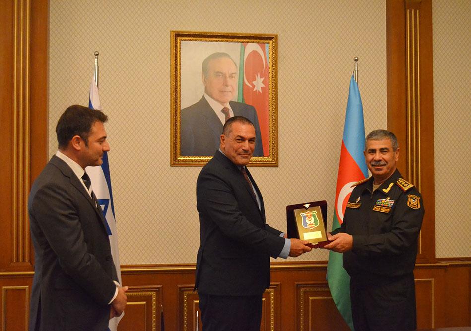 Zakir Həsənov İsrail Müdafiə Nazirliyinin Baş direktoru ilə bir araya gəldi - Müzakirə (FOTO)