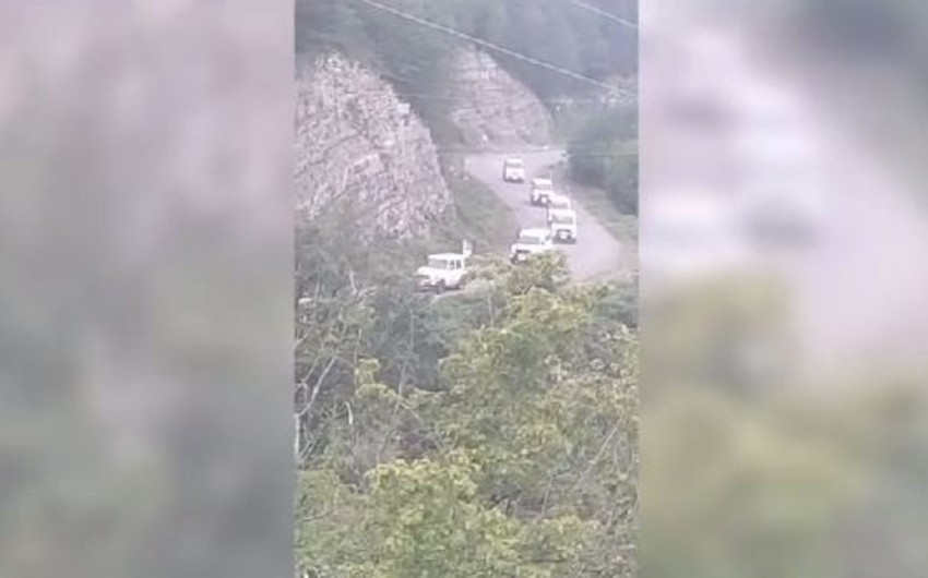 BQXK maşınları erməni yaralılarını götürmək üçün Xocavənd istiqamətinə hərəkət edir - FOTO