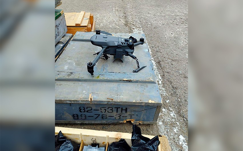 Erməni&nbsp;silahlılarının&nbsp;kvadrokopteri&nbsp;mərmiləri ilə birgə ələ keçirilib - FOTO